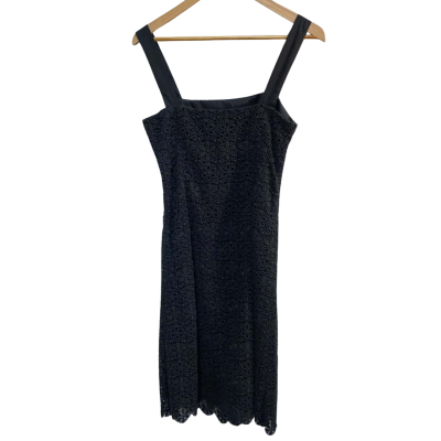 Maiocchi Size 8 Black Silk Dress