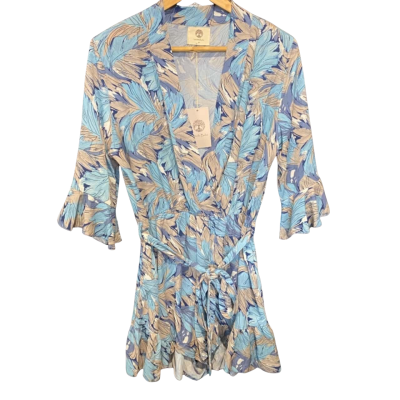  Isabella Boho Size M Patterned Playsuit 