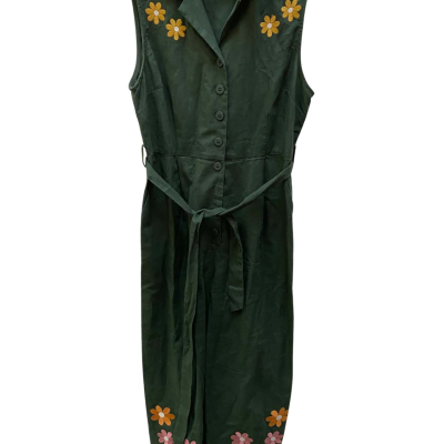 Princess Highway Womens  Size 10 Sleeveless Jumpsuit Green 