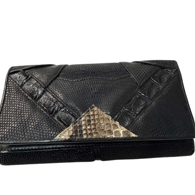 Findig stingray leather purse crocodile 
