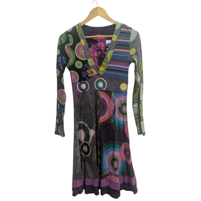Desigual Dress Womens  Size S Multicoloured 