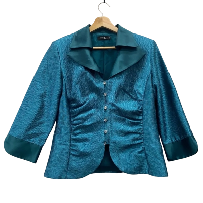 laura K Vintage Womens  Size 12 Blazer Jacket Green 