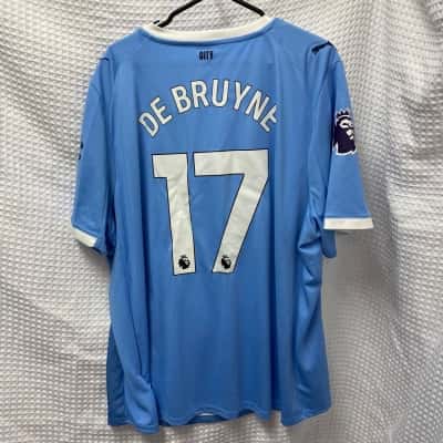 Puma Manchester City Football Club 2025/26 Home Jersey Replica 17 De Bruyne 