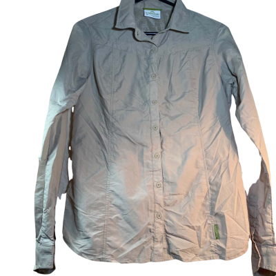 Kathmandu Womens  Size 10 Beige Long Sleeve 