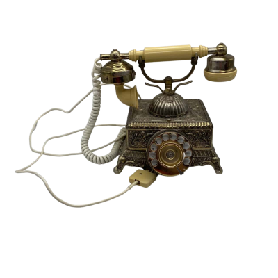 Vintage Telephone Baroque Monarch Style (brica cubes)