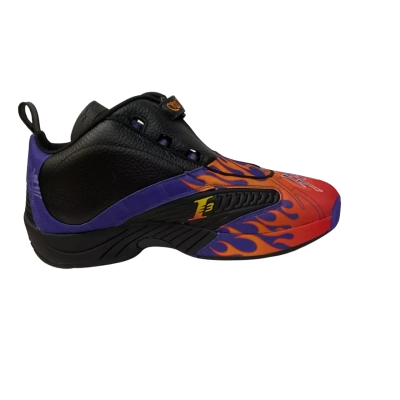 Reebok Mens  Size 13 Sneakers Black  / Blue / Red 