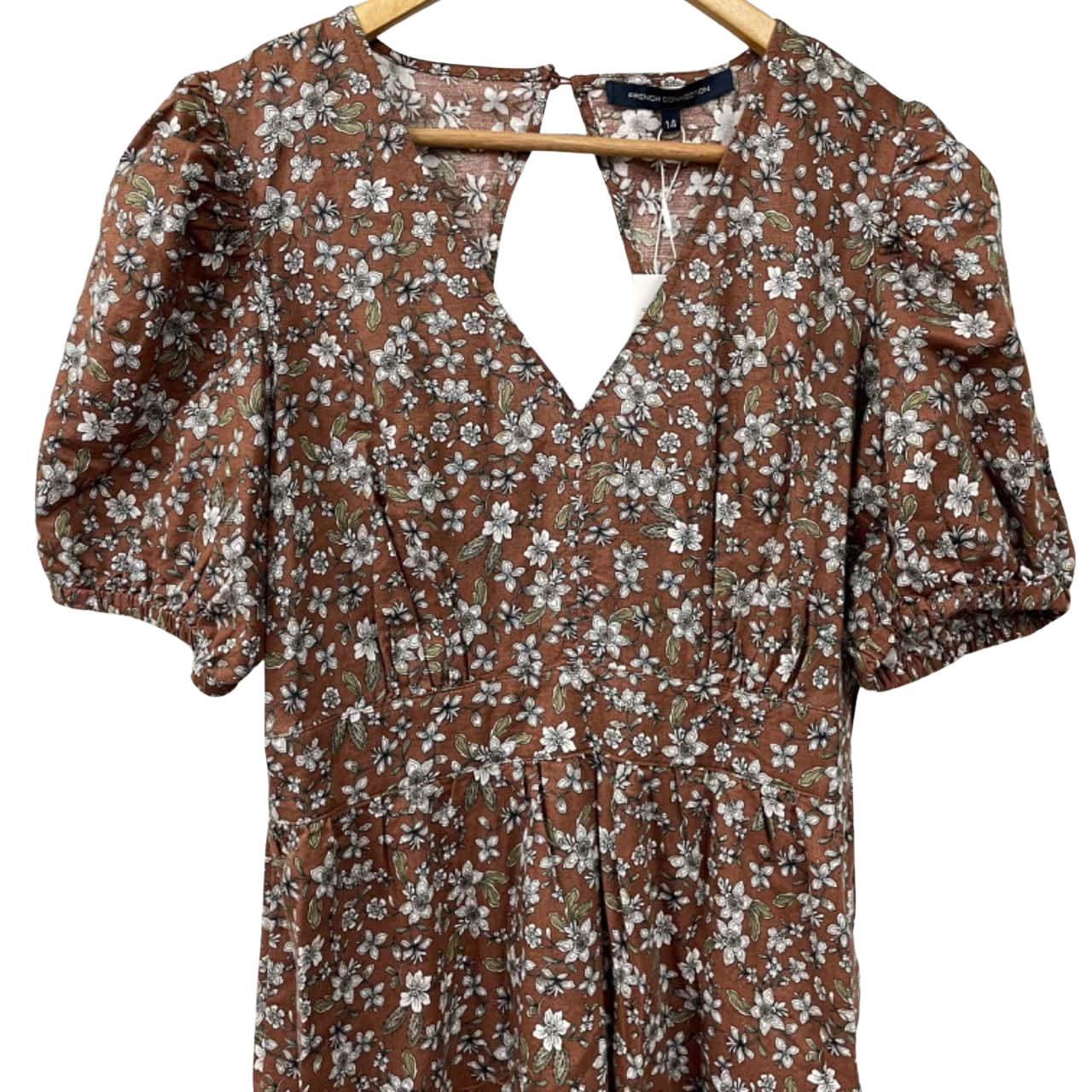 french connection brown dress