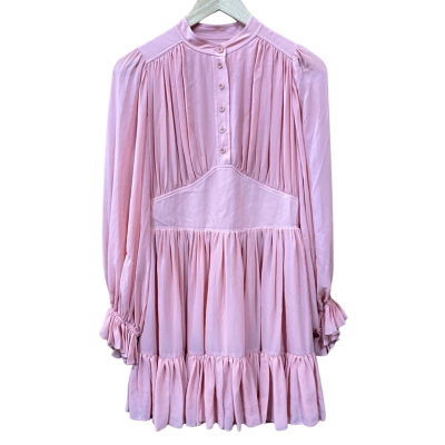 Karen Walker Coral Pleated Dress Size US 4
