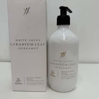 CLICK & COLLECT ONLY - NEW - Urban Rituelle, White Lotus, Geranium Leaf & Bergamot Hand & Body Wash