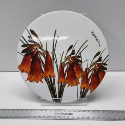 Maxwell & Williams Royal Botanic Gardens Victoria Christmas Bells Ceramic Trivet 20cm