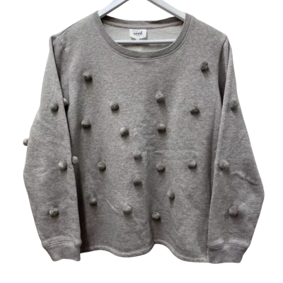Seed Heritage Womens Size M Pullover Grey 