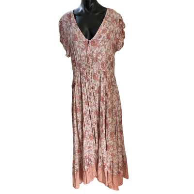 Proud Poppy Clothing Womens Maxi Dress Peach 
