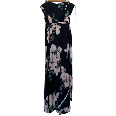 SAO By Dee Size 22 Navy Blue / Floral Dress