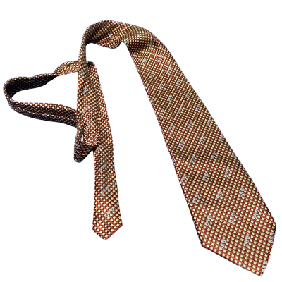  Mens Multicoloured Silk Tie