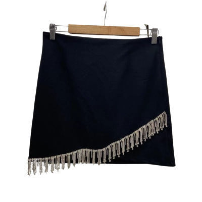 Alive Girl Womens  Size 12 Mini Skirt Black  