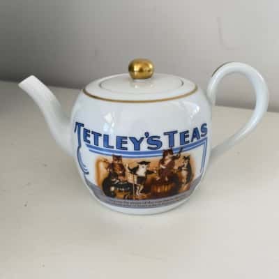Vintage Tetley's Teas The Great Tea Merchants Teapot