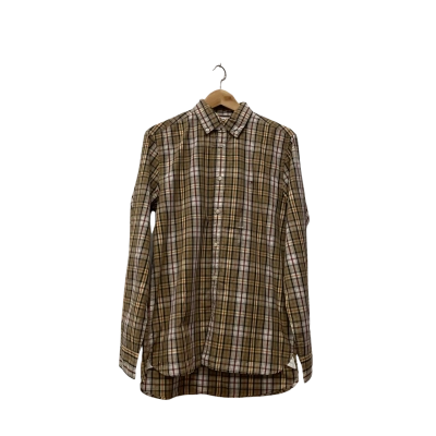 Tommy Hilfiger Mens  Size S Checked Shirt Beige / Brown / Navy Blue / Red / White 
