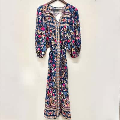  BNWT Salty Crush S10 Jayla Button Down Midi Dress