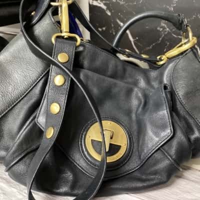 Mimco Black  / Gold  large handbag 