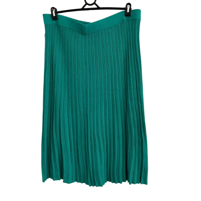Blue Illusion Womens  Size 20 Pull On Knitted Skirt Mint Green RRP $129.99