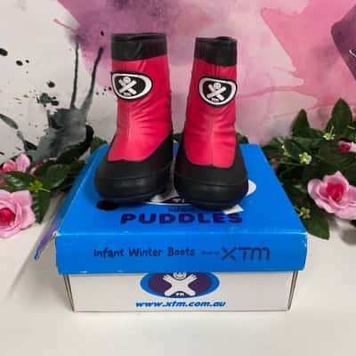Infant Puddles Boots - Size 0-6m (please read description)