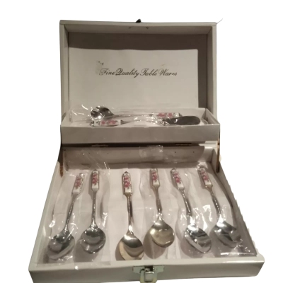 Stainless Steel Teaspoon Set of 6 + Jam Spoon & Butter Knife