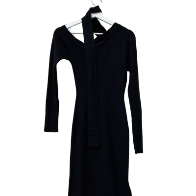 Style State Womens Black Midi Dress Size L / M 