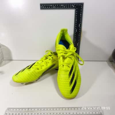 Adidas Mens Size 10.5 Football Boots Yellow PreOwned 