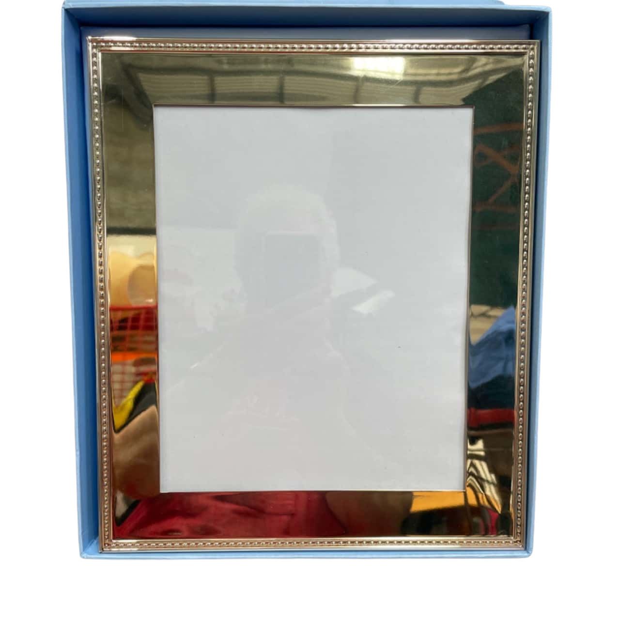 Wedgwood Silver Frame. 10” x 8” interior (s)