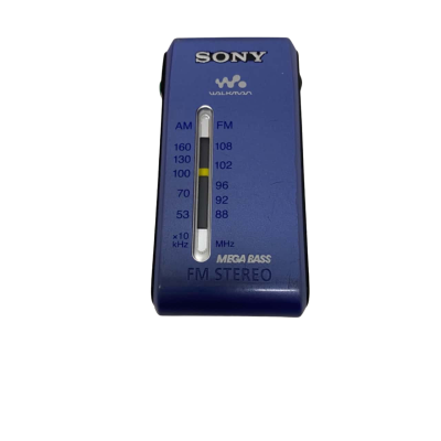 Sony Srf-S84 FM/AM Walkman Radio - Blue (untested)