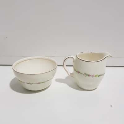 Portland Pottery Cup and Milk Jug