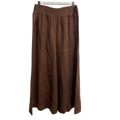 Pinq Womens Pants  Size XL Brown 