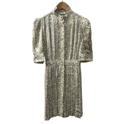 Sandro Womens  Size XS Black  / Cream Mini Dress