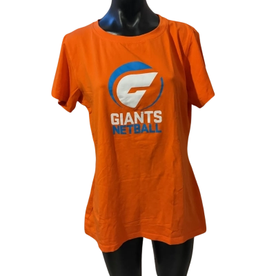 Super Netball  Womens  Size 20 Short Sleeve Top Orange 