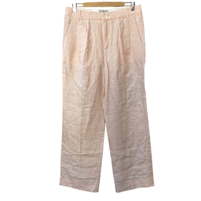 Banana Republic Coral Linen Pants Size 10