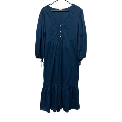  Humidity Women's  Size L Long Sleeve, Casual Maxi dress / Blue 