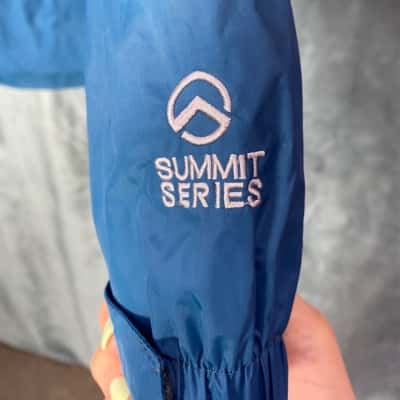 The North Face Mens  Size L Hood Jacket Blue 