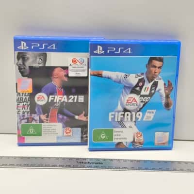 PS4 Game Lot FIFA 19 & FIFA 21 EA Sports PlayStation 4 Sports Bundle