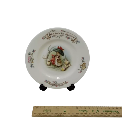 Vintage Royal Albert Beatrix Potter Benjamin Bunny Plate