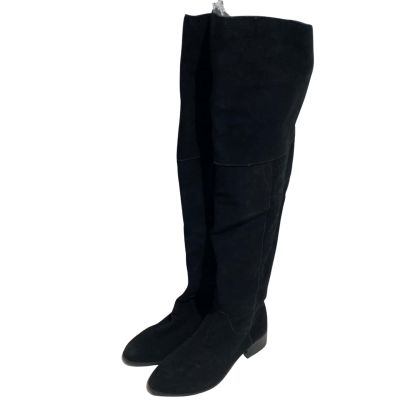 Forever New Womens Size 37 Ollie Over The Knee Boot Black  
