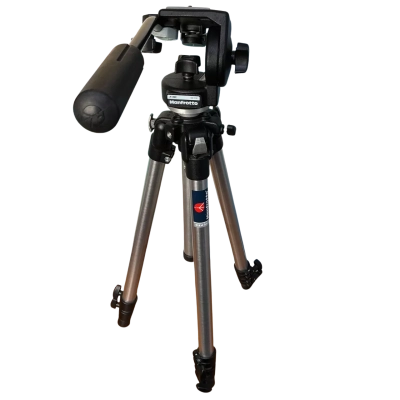 Manfrotto 190 tripod paired with a 128RC fluid head