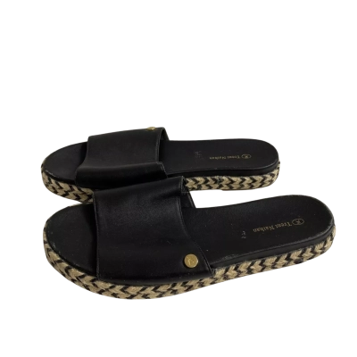 Trent Nathan Womens  Size 41 Leather Slip on Sandals 
