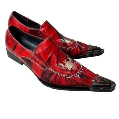 Mr Williams England Vintage Metal Tipped Shoes Size EUR 44