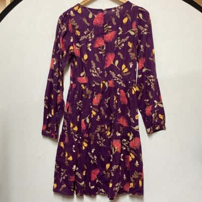 Princess Highway Women’s Dress Size 6 Floral / Purple 