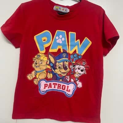  Paw Patrol Kid's Size 6 T-Shirt 