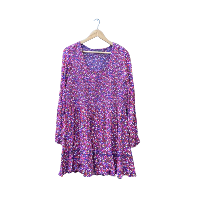 Mister Zimi Size 16 Casual Dress Multicoloured / Pattern 