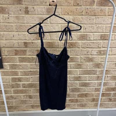 Blossom Womens navy mini dress Size 10 