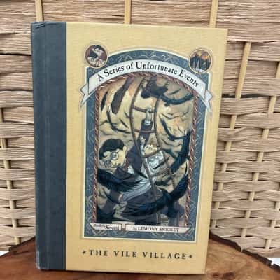 A Series of Unfortunate Events The Vile Village Book 7 Hardcover First Edition 1st Printing Collection Lemony Snicket Mystery Fiction 