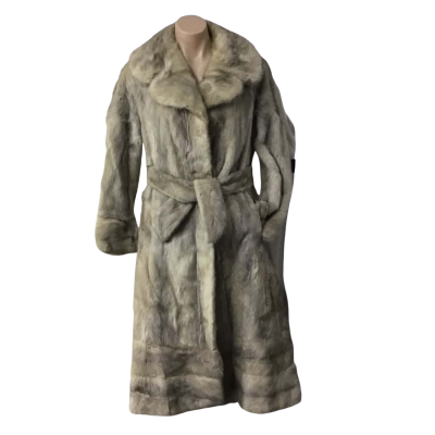 Vintage A Cornelius Original Womens approx Size S / M Beige Fur Coat 