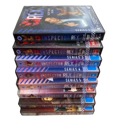 Inspector Rex Series 1-8 DVDs German With English Subtitles 